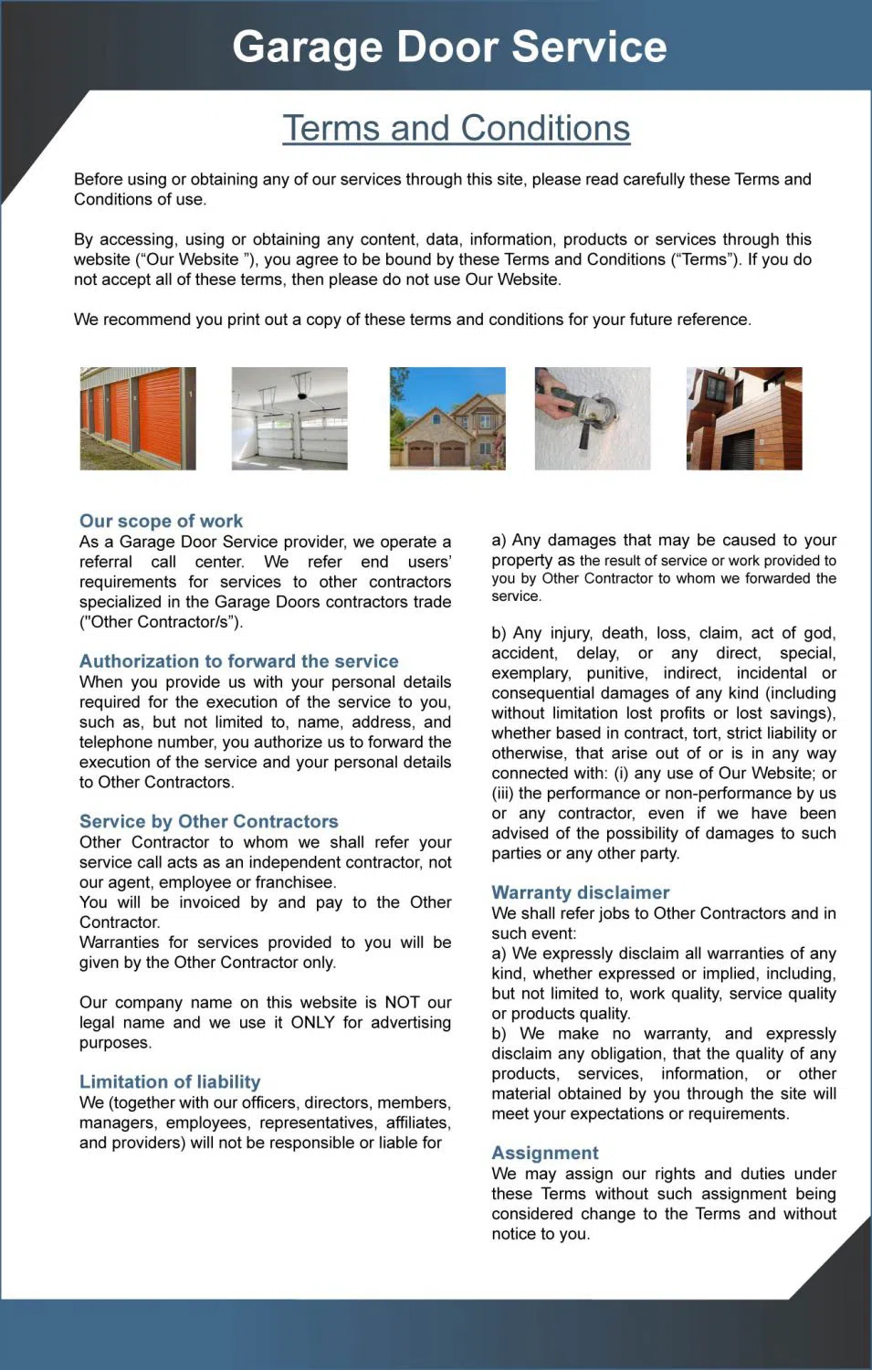 Golden Garage Door Service Broomfield, CO 303-532-5791